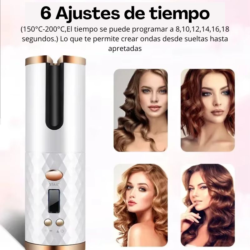 RIZADOR DE PELO GIRATORIO INALAMBRICO