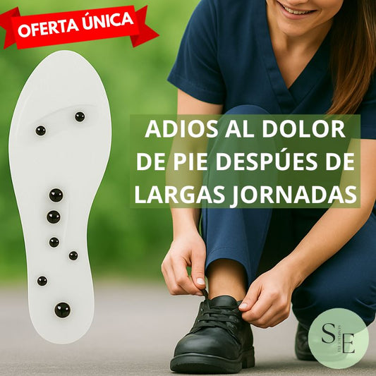 PLANTILLAS MAGNÉTICAS -ALIVIO DEL DOLOR- PIES DESCANSADOS TODO EL DÍA