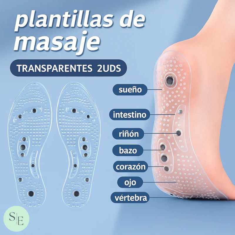 PLANTILLAS MAGNÉTICAS -ALIVIO DEL DOLOR- PIES DESCANSADOS TODO EL DÍA