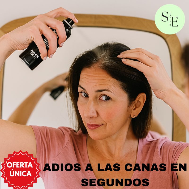 SPRAY PARA RAÍCES-CUBRE CANAS- Mantén tu color fresco y natural entre tintes