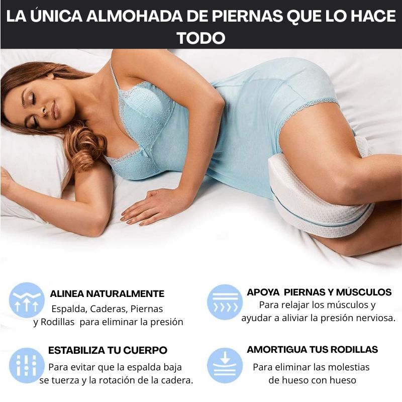ALMOHADA ORTOPEDICA PARA EL ALIVIO DOLOR DE CÍATICA, ESPALDA ,MUSLOY CADERA