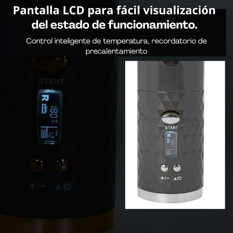 RIZADOR DE PELO GIRATORIO INALAMBRICO