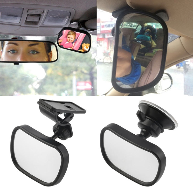 accesorio espejo retrovisor para viajar en auto con tu bebé 