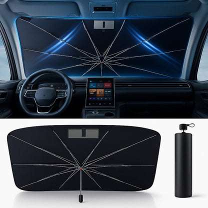 Parasol Retráctil Premium para Autos-Protección total contra el calor y los rayos UV