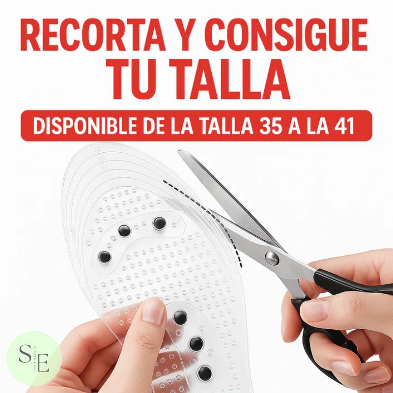 PLANTILLAS MAGNÉTICAS -ALIVIO DEL DOLOR- PIES DESCANSADOS TODO EL DÍA