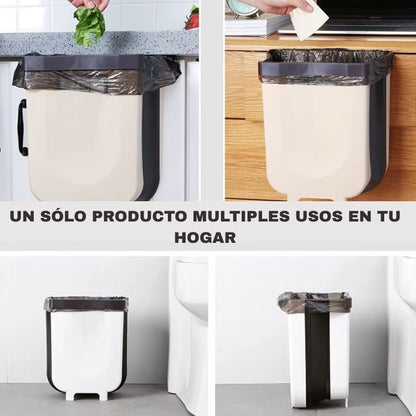BASURERO PLEGABLE. Se pliega en segundos, Gana Espacio Libre en tu Cocina desde el primer uso.