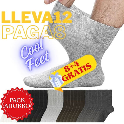 👣COOLFEET CALCETINES QUE RESPIRAN CONTIGO, Pies Frescos y Secos todo el día. Oferta 8+4 Gratis