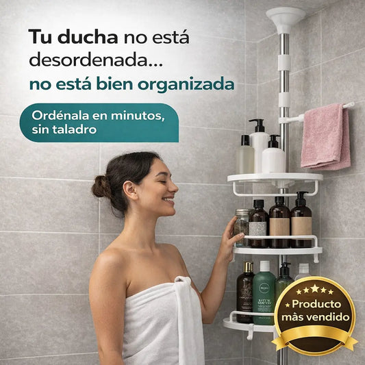 AquaSpace™ Tu ducha ordenada desde hoy sin tocar paredes