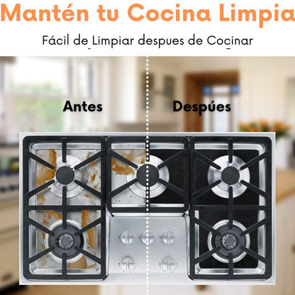 🔥FORROS ANTIGRASA PARA COCINA- Ahorra tiempo de limpieza cada vez que cocinas-Set 4 Unidades