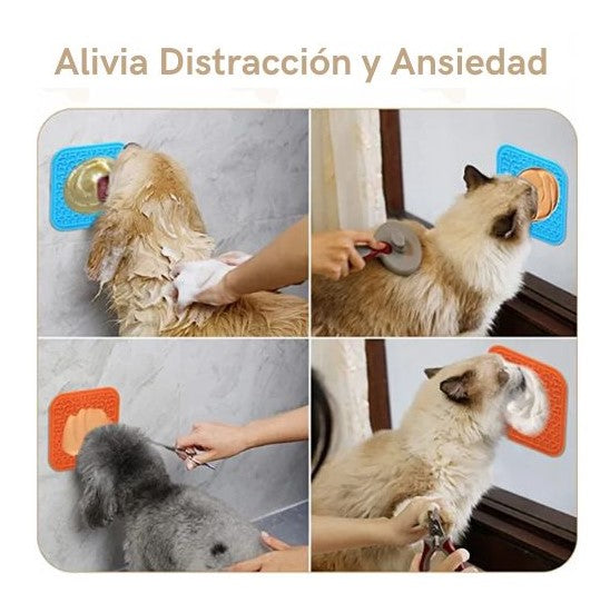 PLATO PARA LAMER , ALIMENTACION LENTA Y ANTIASFIXIA PARA PERROS Y GATOS