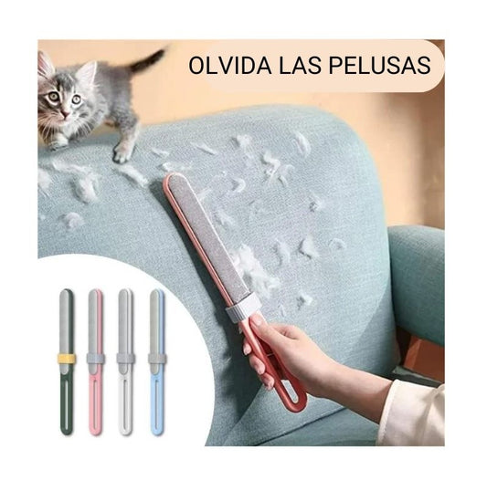 CEPILLO ELECTROSTATICO PARA QUITAR  PELOS Y PELUSAS DE MASCOTAS