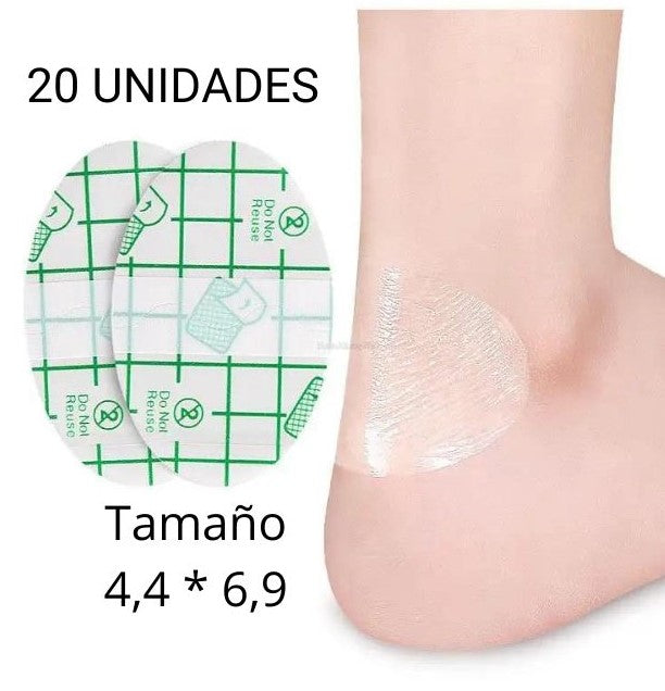 PROTECTORES DE TALONES INVISIBLES 20 UNIDADES