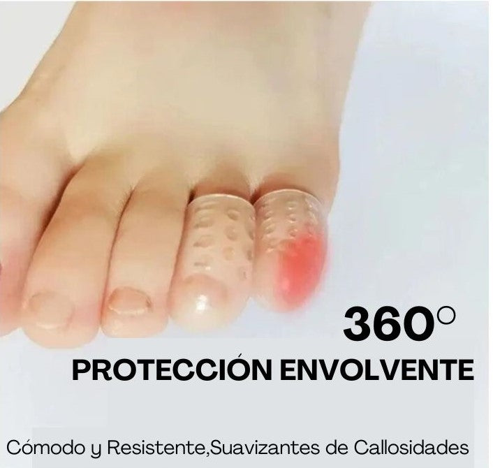 PROTECTORES DE SILICONA PARA LOS DEDOS DEL PIE 10 UNIDADES