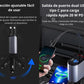 CARGADOR RAPIDO PARA AUTO RETRACTIL PARA IPHONE Y TIPO C