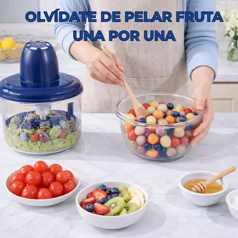 FruitEasy™ Pelador Automático de Frutas Pequeñas en 20 Segundos
