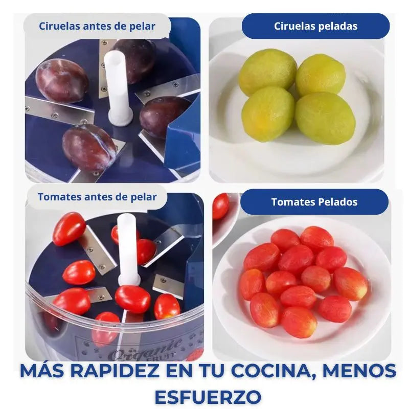FruitEasy™ Pelador Automático de Frutas Pequeñas en 20 Segundos