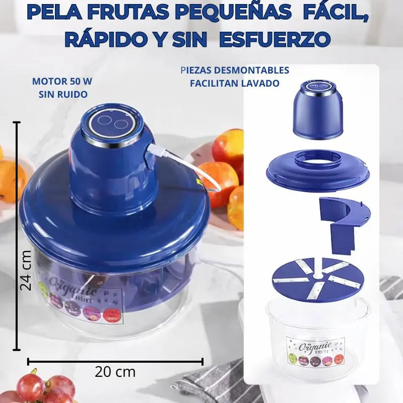 FruitEasy™ Pelador Automático de Frutas Pequeñas en 20 Segundos