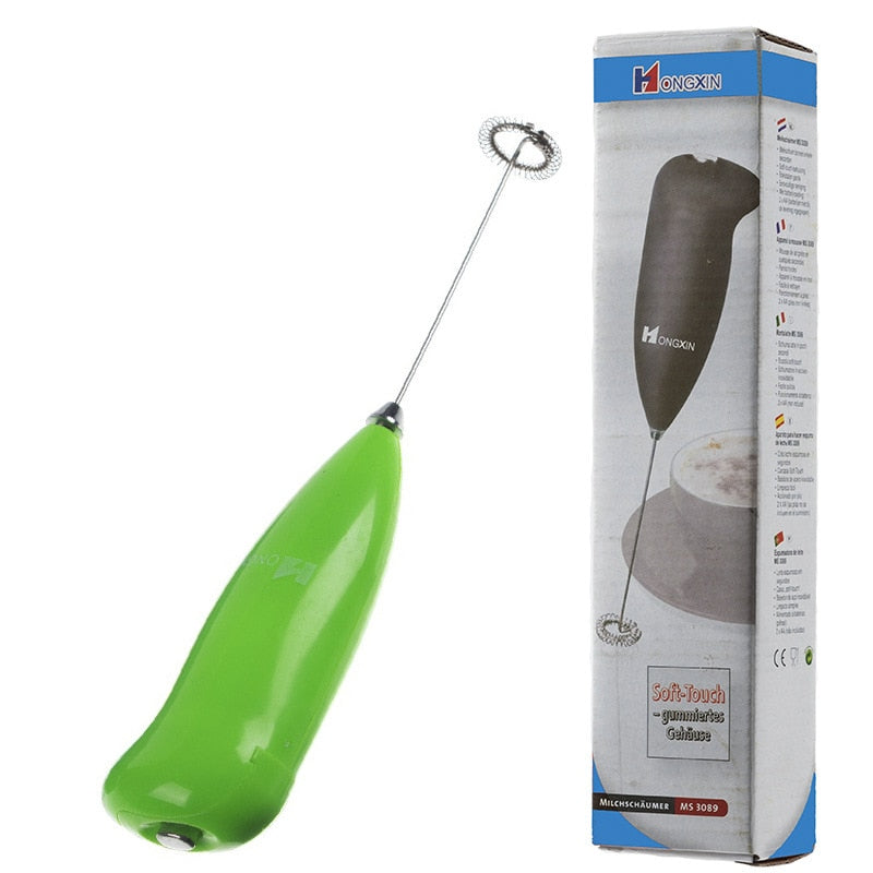 ESPUMADOR DEL LECHE ELECTRICO, BATIDOR DE HUEVOS Y CREMA