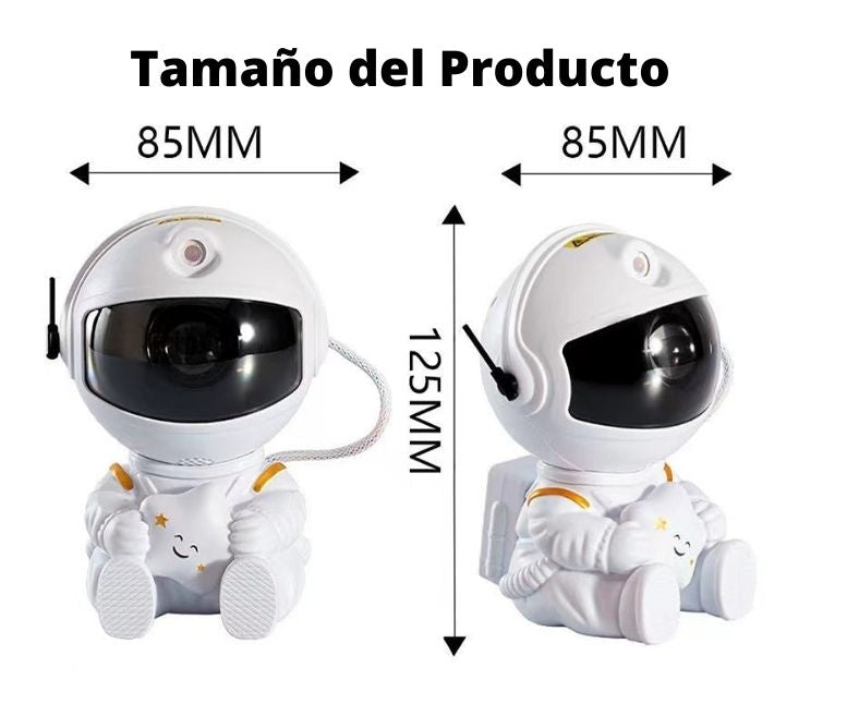 PROYECTOR DE ESTRELLAS DE ASTRONAUTA, LÁMPARA LED DE LUZ NOCTURNA CON CIELO ESTRELLADO